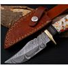 Image 3 : Custom Damascus Steel Hunting Knife