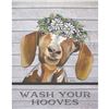 Image 1 : Wash Your Hooves Metal Door Sign