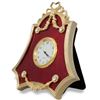 Image 2 : Russian Red Enameled Guilloche Desk Clock