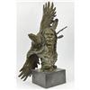 Image 4 : Native American Eagle Warrior Signed Bronze Sculpture
