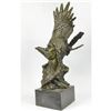Image 5 : Native American Eagle Warrior Signed Bronze Sculpture