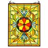 Image 1 : Arts And Crafts Style Stained Art Glass Window Panel