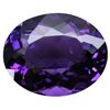 Image 1 : 10.06ct Oval Faceted Purple Amethyst Gemstone