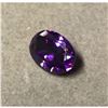 Image 3 : 10.06ct Oval Faceted Purple Amethyst Gemstone
