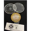 Image 1 : Vintage Limited Edition Gaming Token with Half Ounce Silver Center