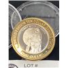 Image 2 : Vintage Limited Edition Gaming Token with Half Ounce Silver Center