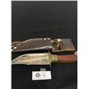 Image 1 : Custom Made Knife in Leather Sheath