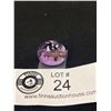 Image 2 : Immense Amethyst Mastercut 41.40 CT 20.20 x 14.9 mm Brilliant Round Cut Loupe Clean Bolivia