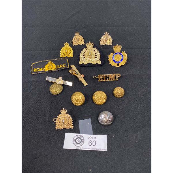 Nice Lot of Vintage RCMP Badges