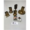 Image 1 : Lot of Vintage Brass Match Holders and Ashtrays