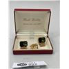 Image 1 : Very Cool 1970's Cufflink Set in Box