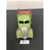 Image 2 : Vintage Marx ? Pressed Steel Dump Truck with Wood Wheels
