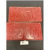 Image 2 : 1964 Matching Paair of Massachusetts License Plates, Very Good Condition