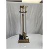 Image 1 : Very Nice Brass Duck Head Fireplace Set