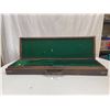 Image 2 : Vintage 32"w Wooden Gun Case with Brass inlay