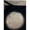 Image 2 : 2014 $20 Fine Silver Coin Untamed Canada Wolverine Coin In Original Box