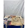 Image 1 : Lot of Vintage Newspapers, Life Magazines, etc