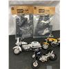 Image 2 : Three Toy Motorcycles Plus Motorcycle Handguards