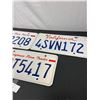 Image 3 : Lot of 3 California Licence Plates