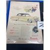 Image 2 : 1960 Mercury Monteray 1971 Courgar XR7 Car Emblems Plus a Monarch Advertising Poster
