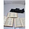 Image 2 : Nice Leather Carrying Case 3 Canadian Baptist Books. Songs Hymns,