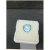 Image 2 : Swiss Blue Topaz5.33 ct 11x11x6.4mm Trillion Cut IF Loupe Clean Clarity Brazil