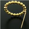 Image 6 : 18k Yellow Gold .60 ctw 20 Bezel Set Round Diamond Circle of Life Pin Brooch 23m