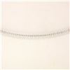 Image 4 : 14k White Gold 19.72 ctw 18 Station Oval Amethyst by the Yard 38" Chain Necklace
