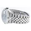 Image 4 : Rolex Mens Stainless Steel Meteorite Diamond And Emerald Datejust Wristwatch
