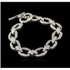 Image 1 : 18KT White Gold 2.64 ctw Diamond Bracelet