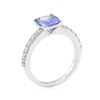 Image 4 : 2.35 ctw Sapphire and Diamond Ring - 14KT White Gold