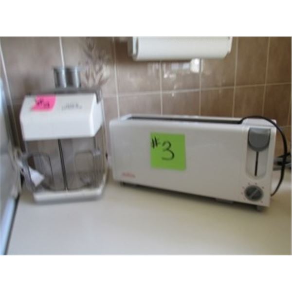SUNBEAM TOASTER, JUICER