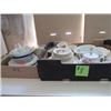 Image 1 : 2 BOXES C/W MISC DISHES, CUPS, FULL SET FLORAL DINNERWARE SET