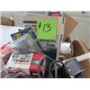 Image 2 : 3 BOXES C/W PAINT BRUSHES, FOAM TAPE, LIGHT BULBS, ELECTRIC HAIR CLIPPERS