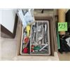 Image 4 : 3 BOXES C/W CUTLERY, KITCHEN UTENSILS, KNIFE BLOCK & KNIVES