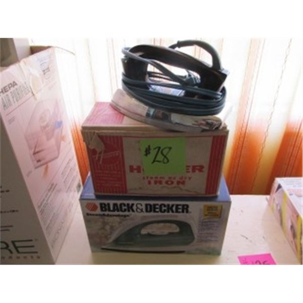 BLACK & DECKER IRON & HOOVER STEAM IRON