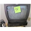 Image 1 : SMALL TV AND VCR PLAYER W/ REMOTE