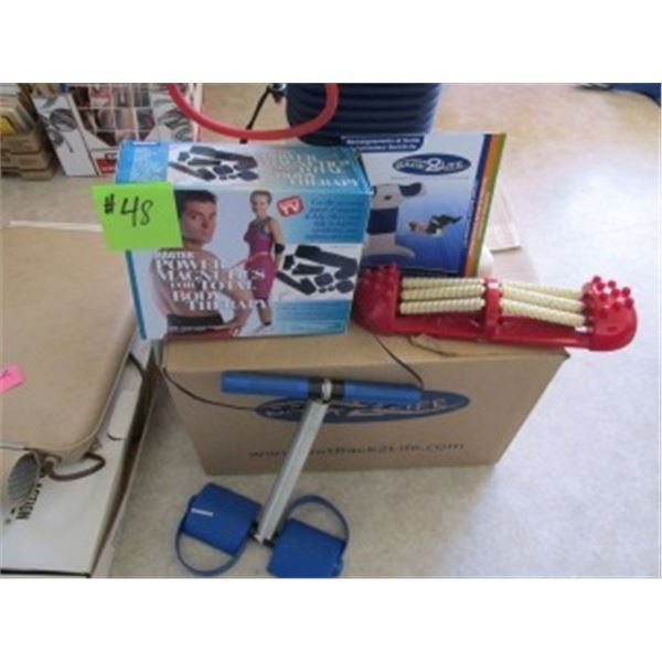 BACK TO LIFE MAGNETIC THERAPY, NIAGRA CYCLO MASSAGER, THERMO CYCLO-PAD FOOT MASSAGER