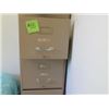 Image 1 : 4 DRAWER METAL FILING CABINET C/W OFFICE SUPPLIES