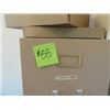 Image 3 : 4 DRAWER METAL FILING CABINET C/W OFFICE SUPPLIES