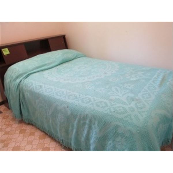 DOUBLE BED, HEADBOARD, FRAME, MATTRESS & BEDDING