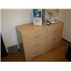 Image 6 : COMPLETE BEDROOM SUITE C/W HEADBOARD, MATTRESS, BOXSPRING, DRESSER & MIRROR, CHEST OF DRAWERS