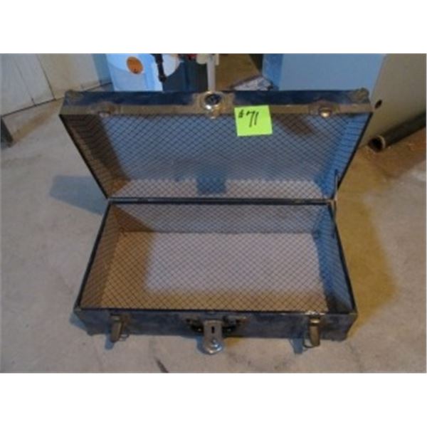SMALL METAL TRUNK