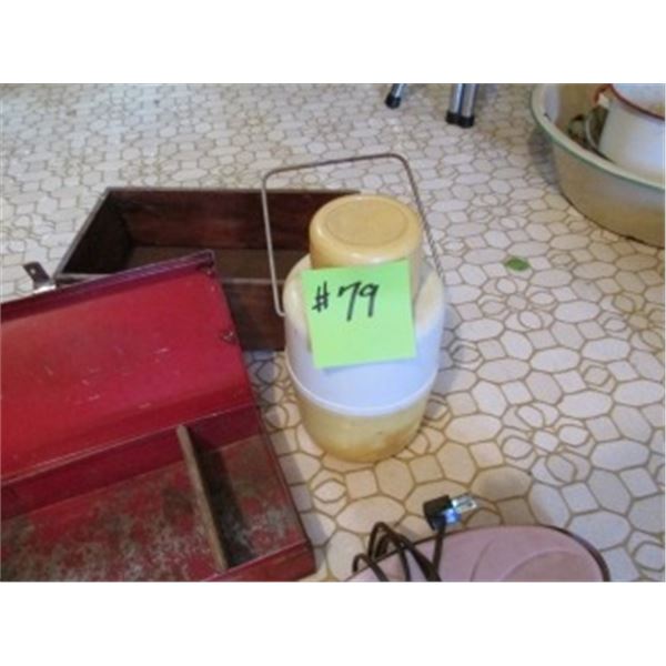 WOOD BOX, HEADBOARD BED LIGHT, THERMOS, TOOL BOX