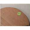Image 2 : ROUND WOOD TABLE READY FOR REFINISHING