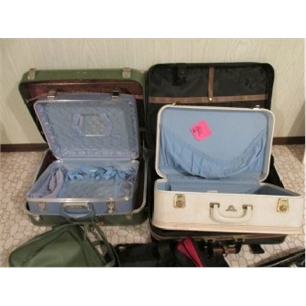 4 SUITCASES, 3 DUFFLE BAGS