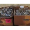 Image 1 : 6 BOXES OF CANNING ITEMS INCLUDING JARS & SEALERS OF VARIOUS SIZES, GLASS JAR LIDS, METAL RINGS