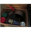 Image 2 : 6 BOXES OF CANNING ITEMS INCLUDING JARS & SEALERS OF VARIOUS SIZES, GLASS JAR LIDS, METAL RINGS