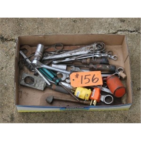 BOX OF MISC TOOLS