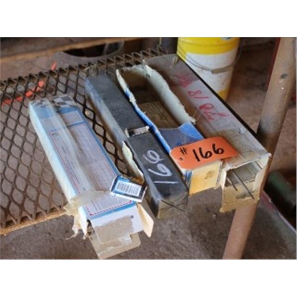 4 BOXES OF WELDING ROD